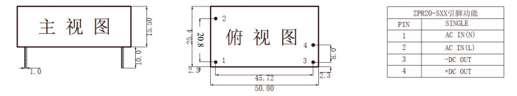 機(jī)械尺寸圖